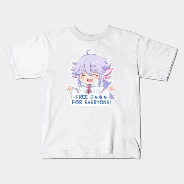 Merlin's Free Service~! Kids T-Shirt by Karrarin